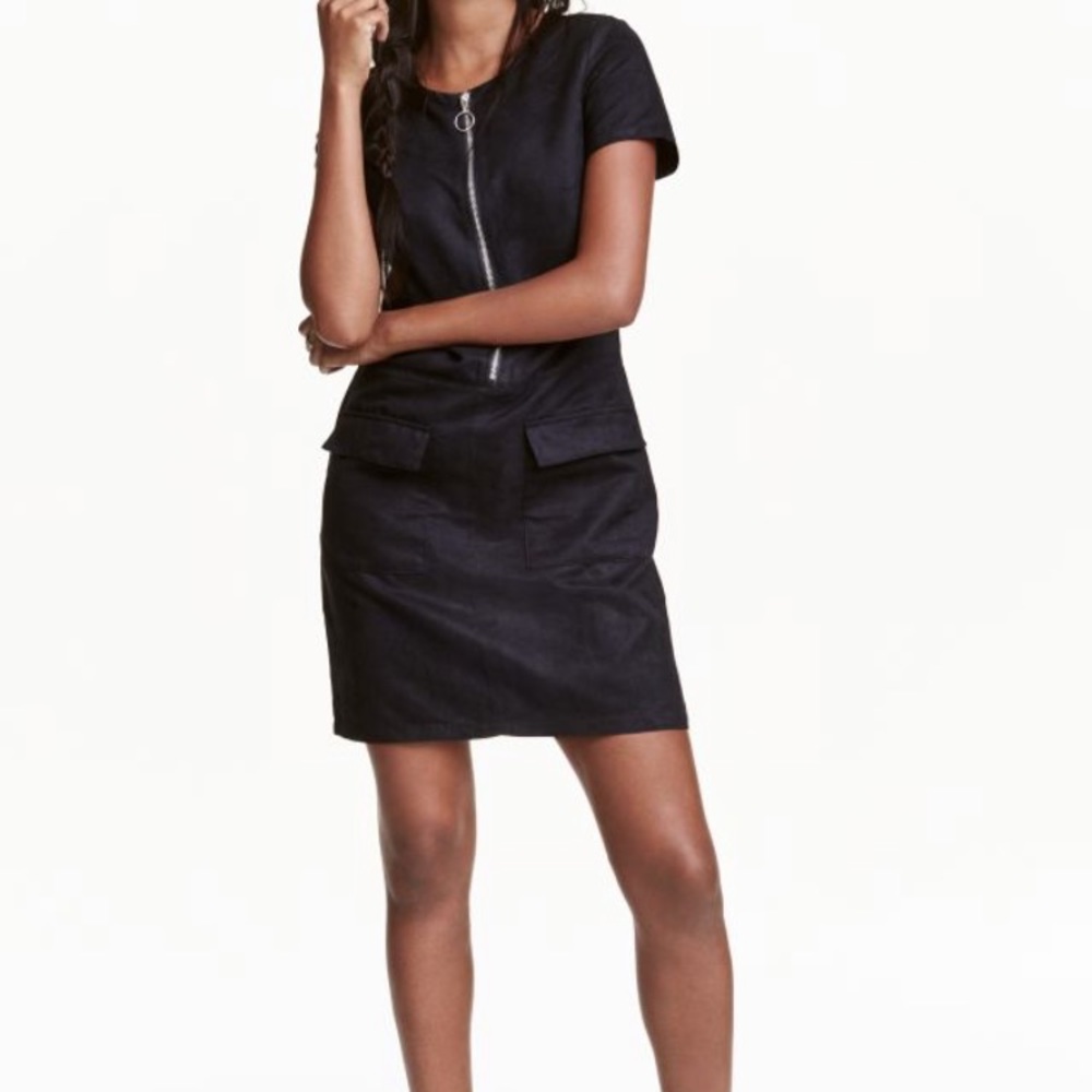Suede dress